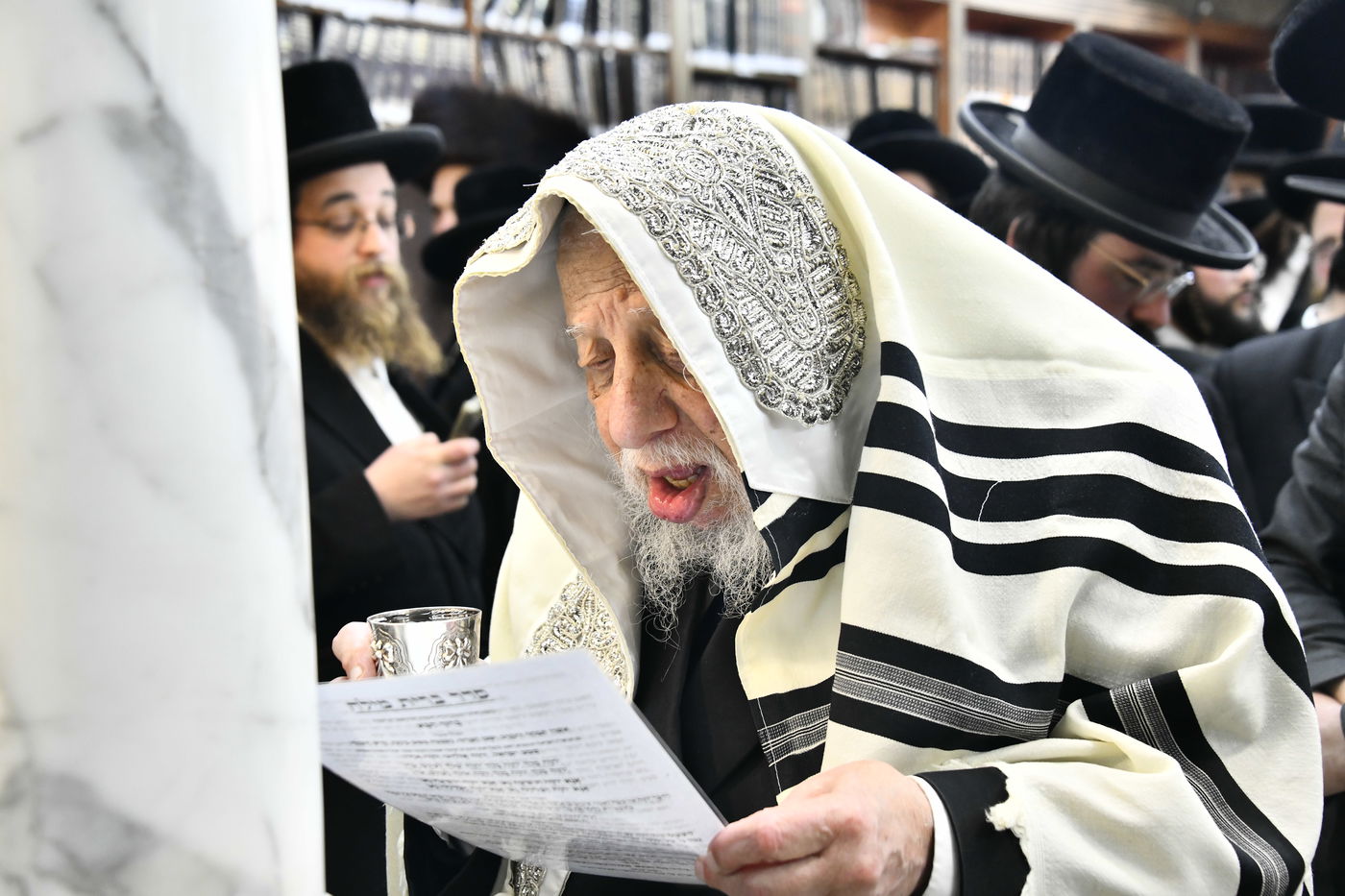 שמחת הברית בחצרות אלכסנדר - קופיטשניץ - זוויעהיל ארה"ב - ביאלה פשיסחא ב"ב