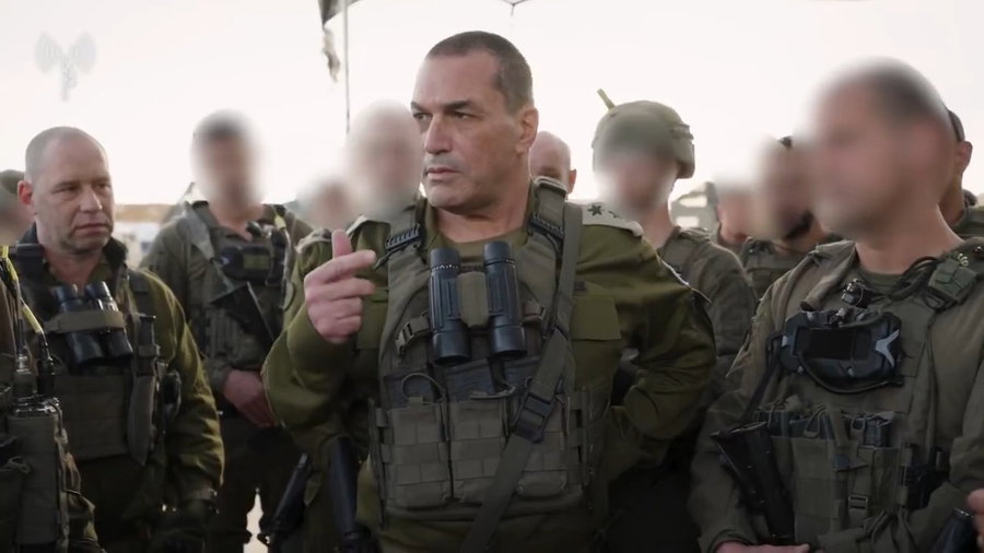 הרמטכ"ל החדש בסיור בעזה