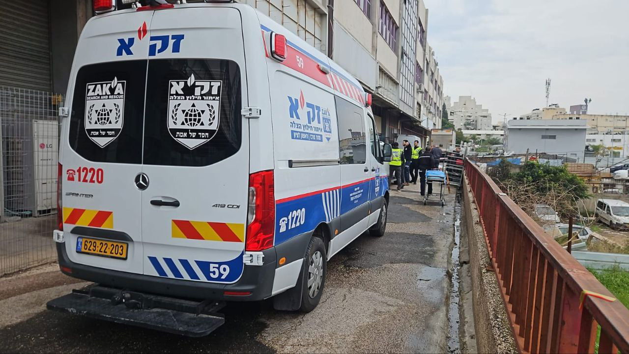 זירת התאונה הקטלנית בראשון לציון