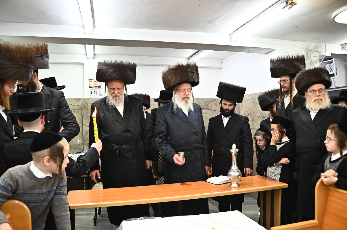 האדמו"ר מביאלה לונדון שבת אצל האדמו"ר מביאלה ישרי לב