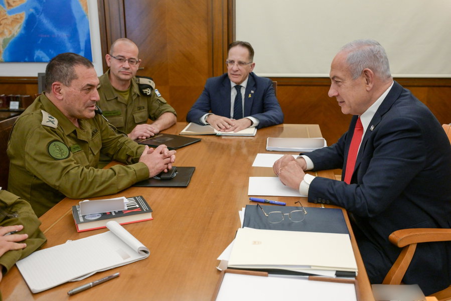 נתניהו עם הרמטכ"ל זמיר