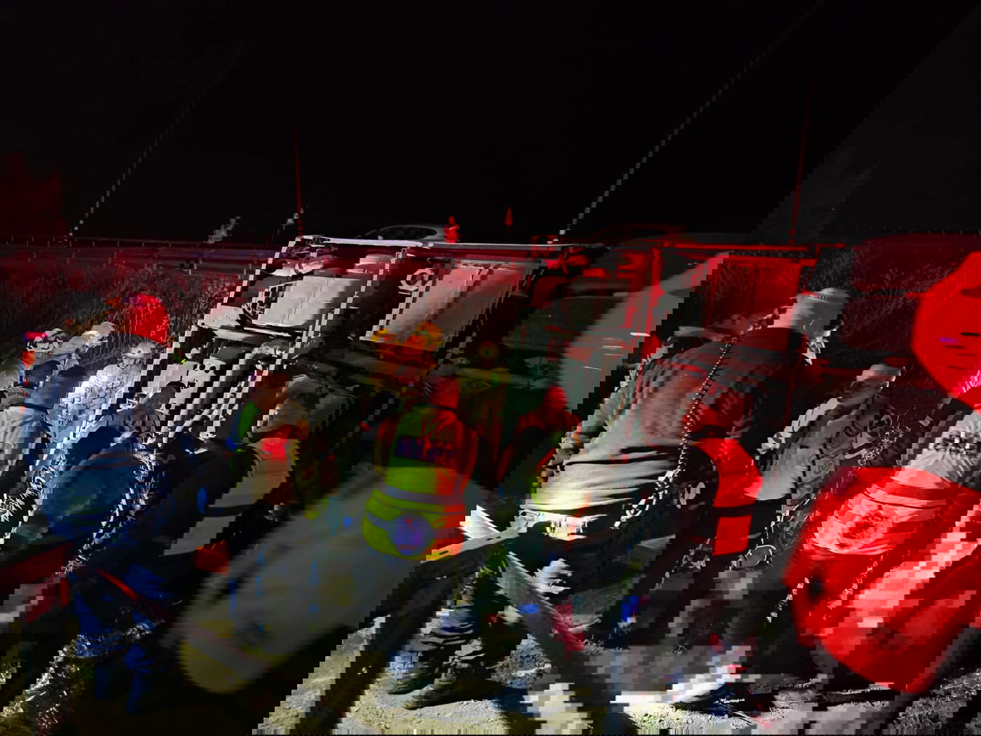 זירת התאונה