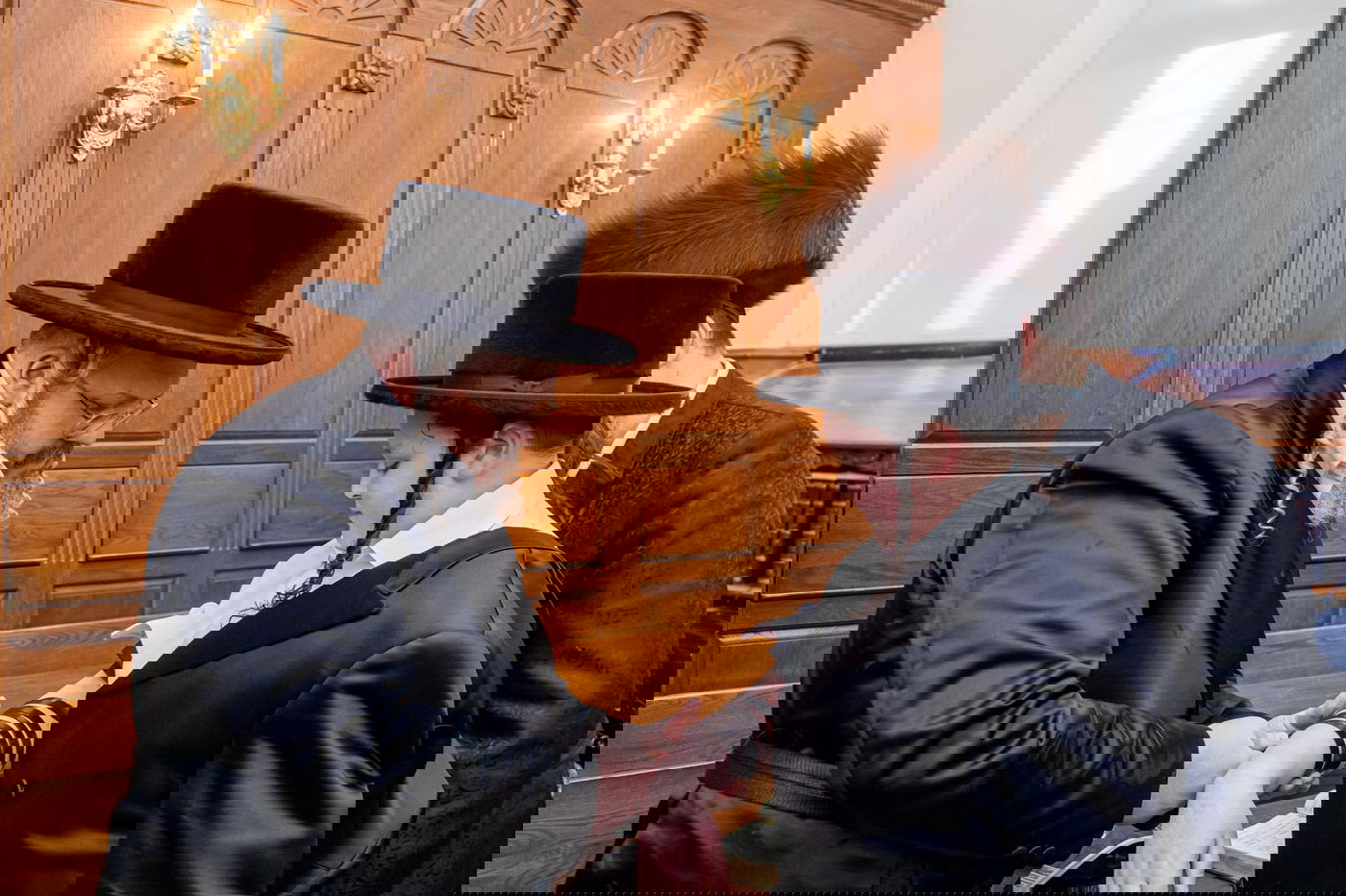 הרה"צ רבי אהרן מרדכי רוקח, שבת בבורו פארק