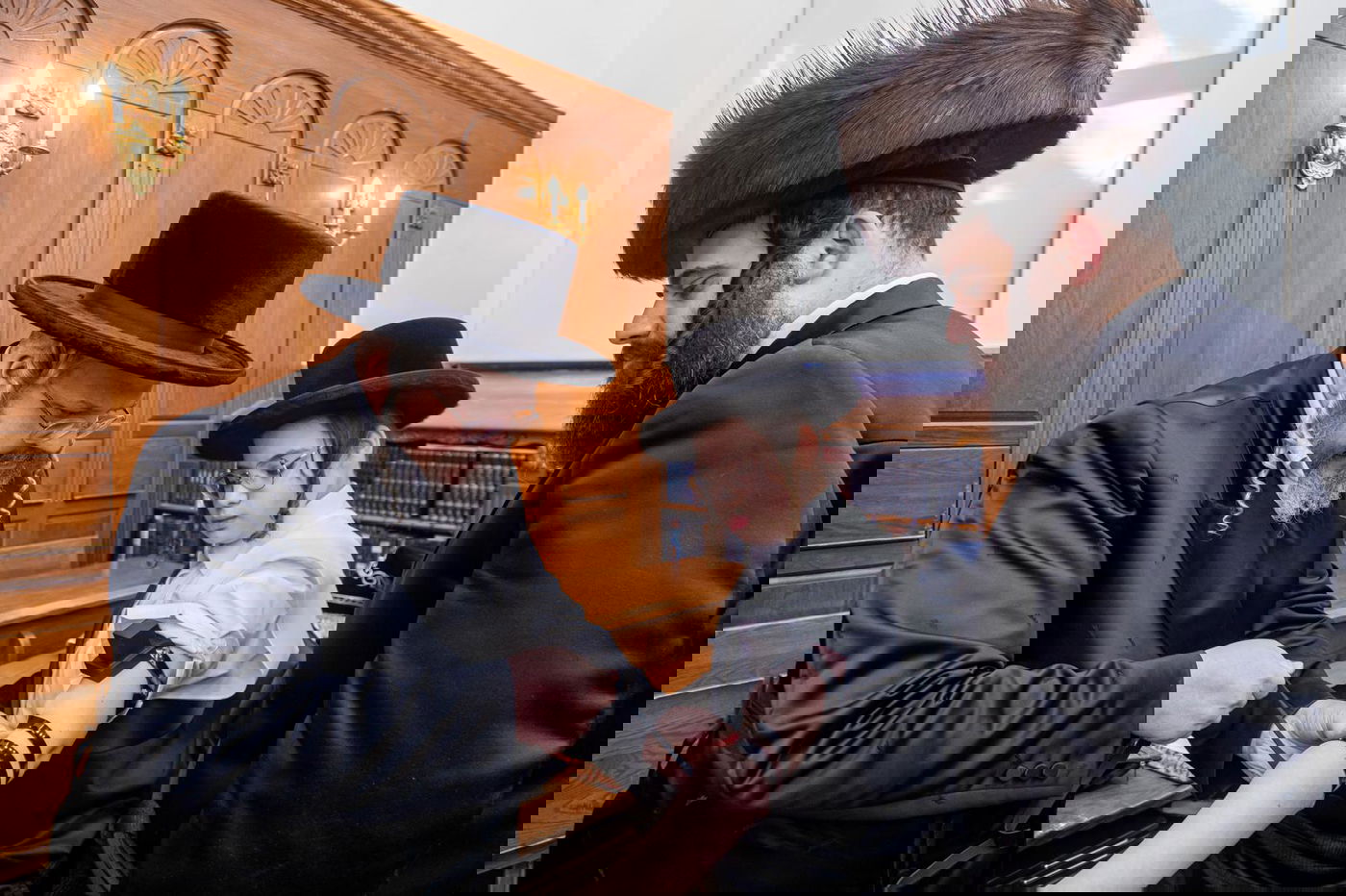 הרה"צ רבי אהרן מרדכי רוקח, שבת בבורו פארק