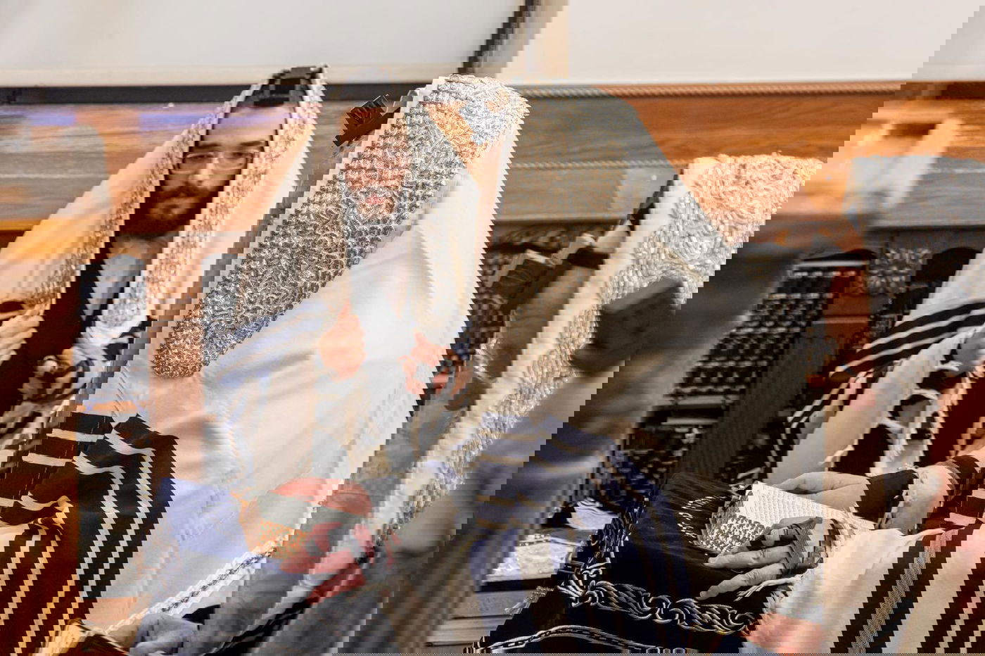 הרה"צ רבי אהרן מרדכי רוקח, שבת בבורו פארק