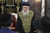 נשיא ביה"ד הראשל"צ הגר"ד יוסף