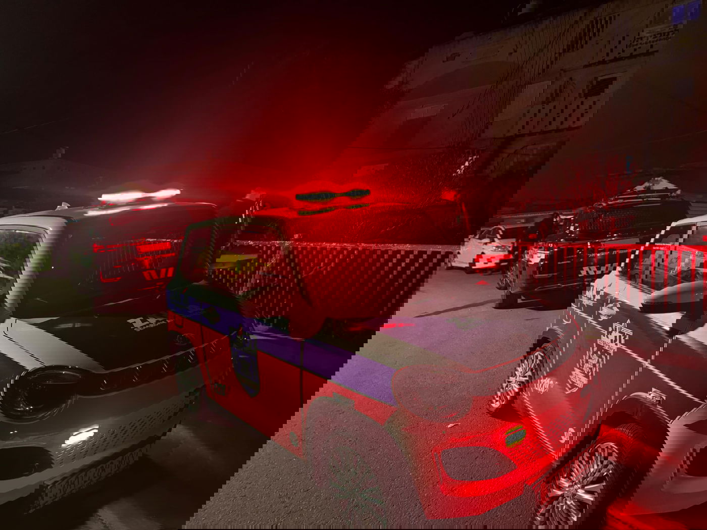 סמוך למיקום מציאת הגופה, הלילה