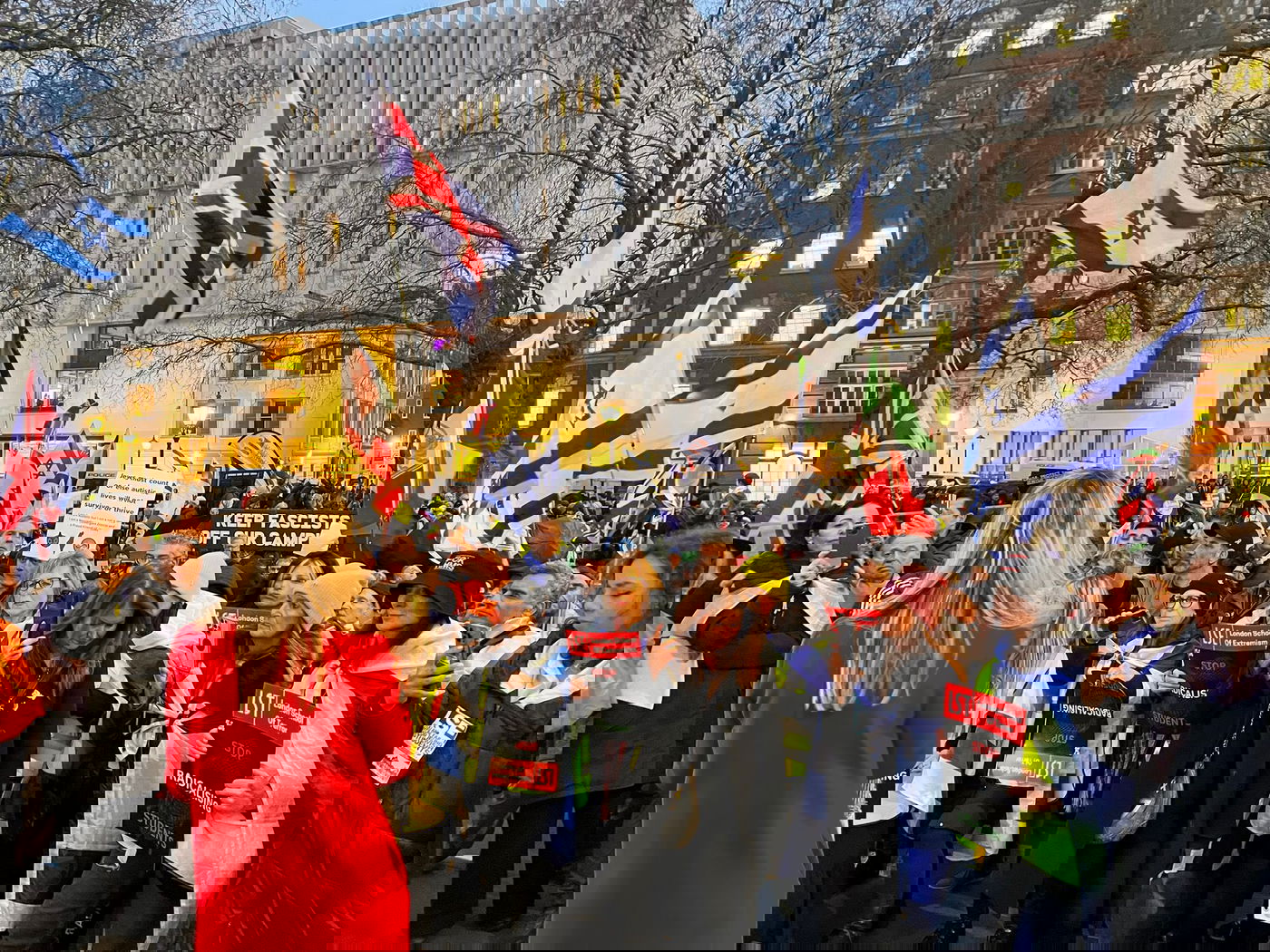 ההפגנה הישראלית, אמש