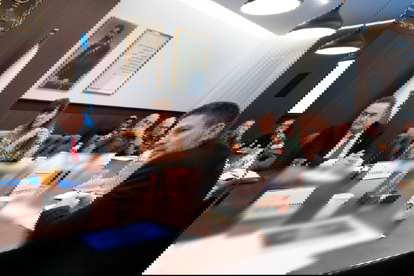 שר האוצר ושר הביטחון מוקדם יותר היום