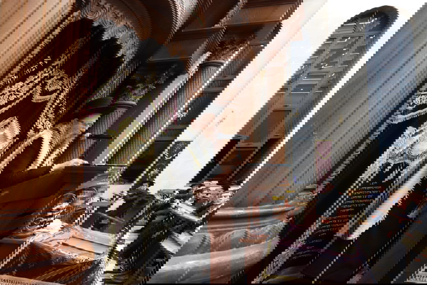 עצרת הספד על הגאון רבי זאב ברלין זצ"ל, בהיכל ישיבת 'גאון יעקב' 