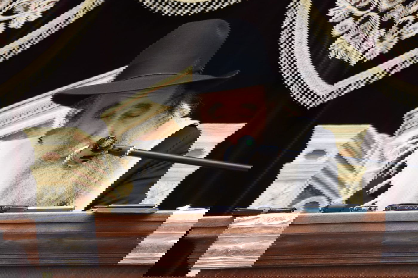 עצרת הספד על הגאון רבי זאב ברלין זצ"ל, בהיכל ישיבת 'גאון יעקב' 