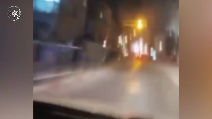 המרדף אחר הנהג החשוד