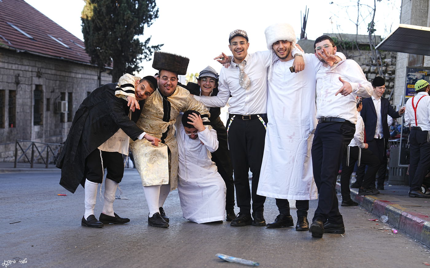 פורים ברחובות ירושלים