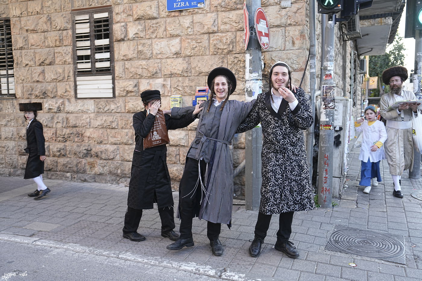 פורים ברחובות ירושלים