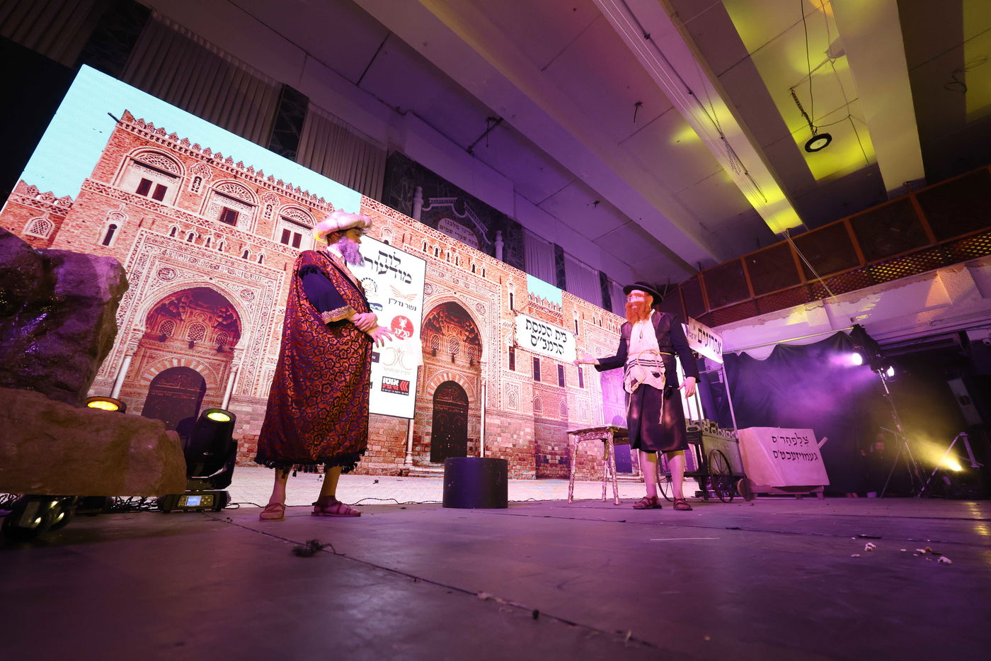 פורים בחצה"ק סאטמר בני ברק