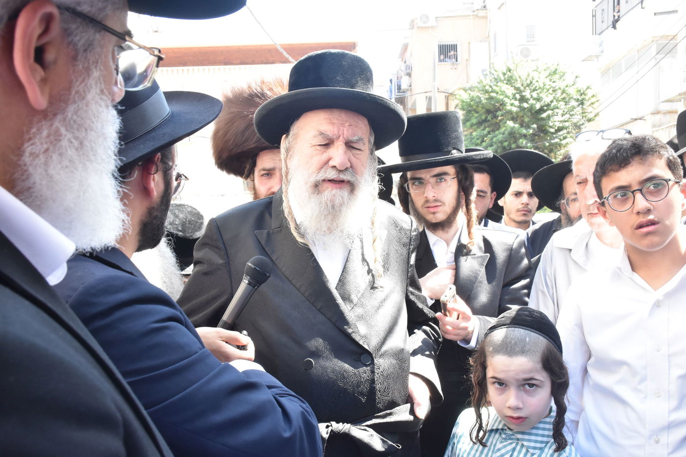 מסע הלווית הרה"ג רבי יחיאל תם זצ"ל