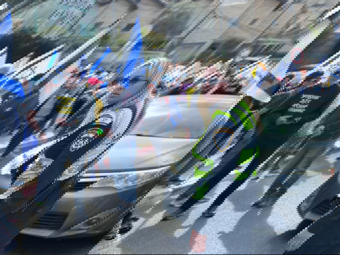 המשטרה באזור מחלף מוצא