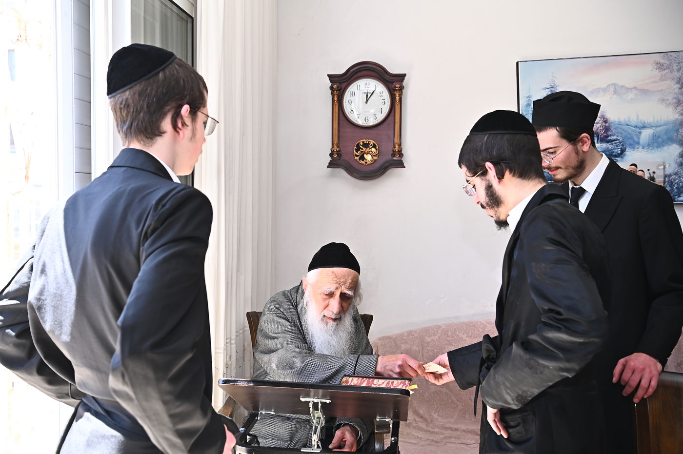 פורים אצל הגאון הרב יהודה כהן