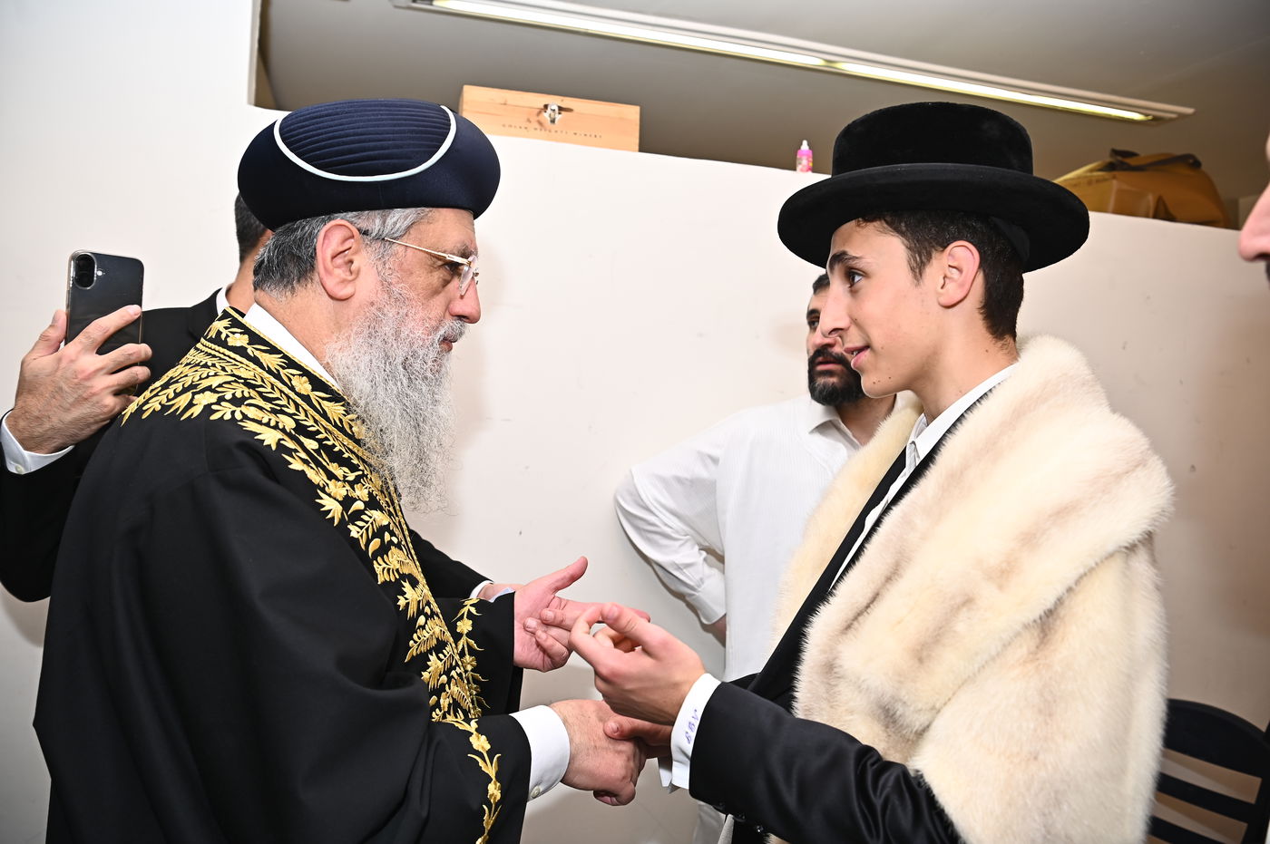 פורים אצל הגר"ד יוסף