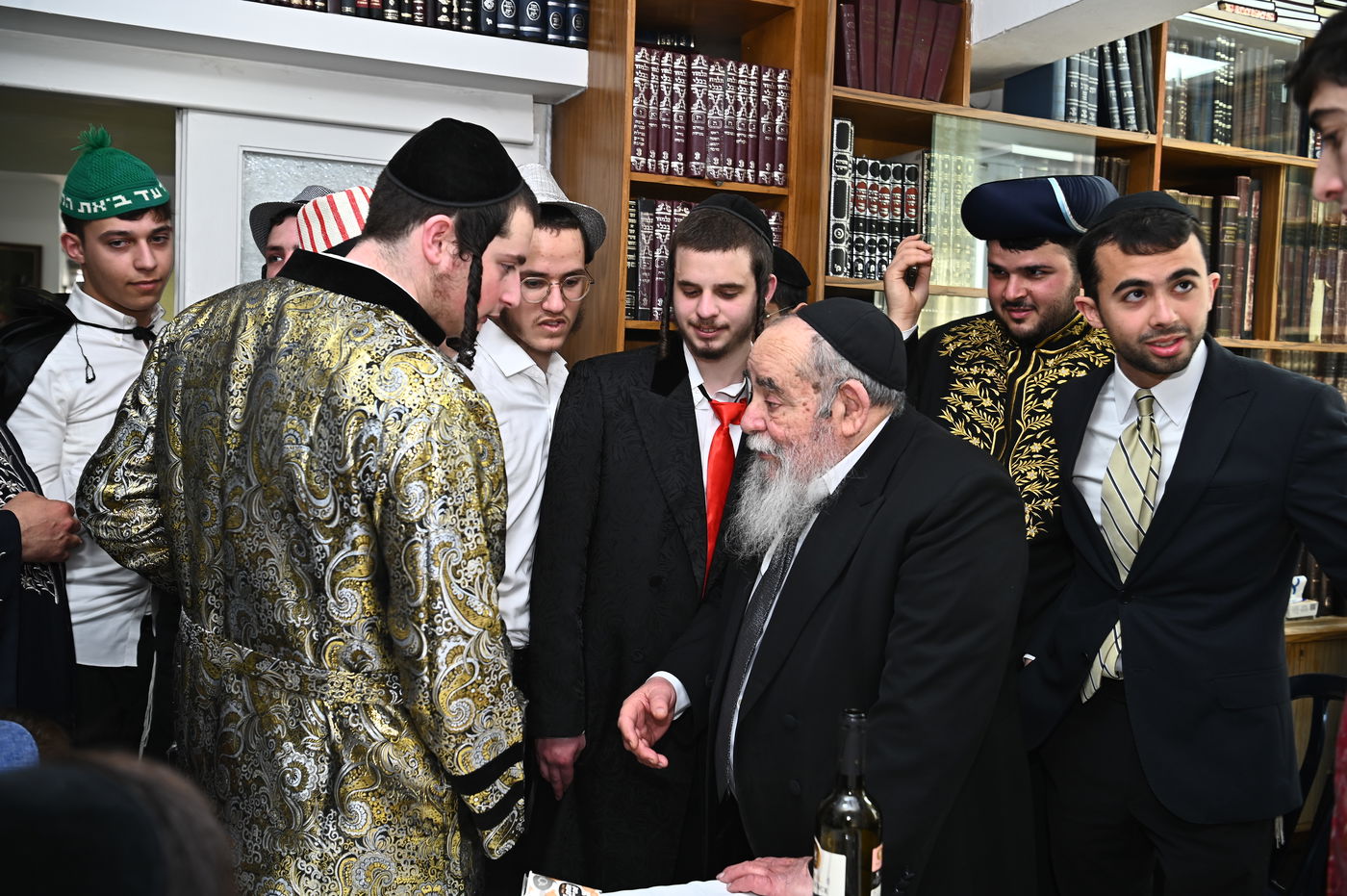 פורים אצל הגר"א סאלים