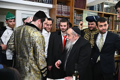 פורים אצל הגר"א סאלים