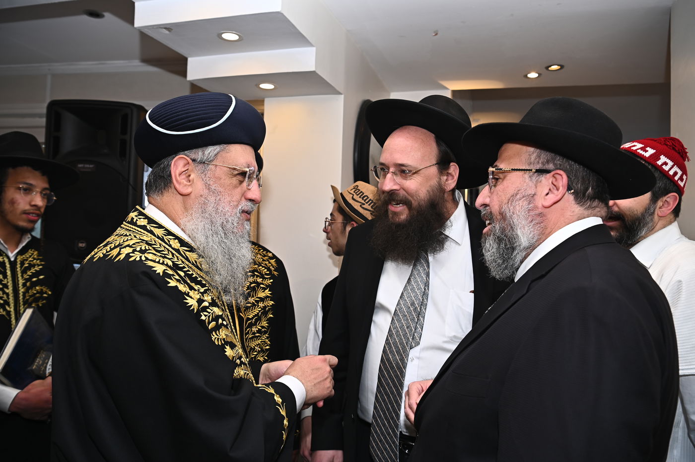 פורים אצל הגר"ד יוסף