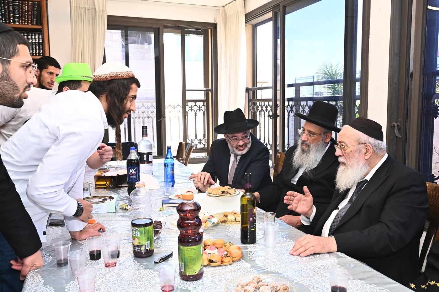 פורים אצל הגרש"מ עמאר