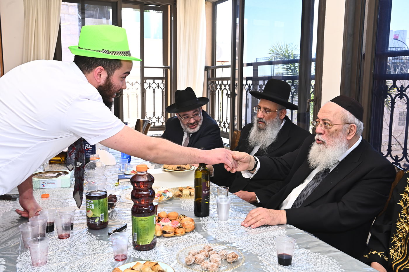 פורים אצל הגרש"מ עמאר