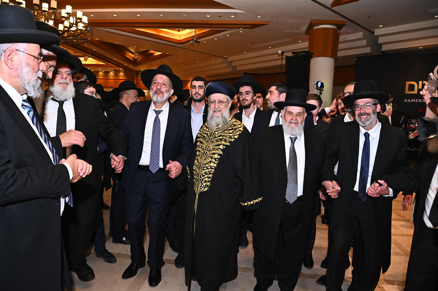 שמחת נישואי נכדת היו"ר ש"ס הרב אריה דרעי