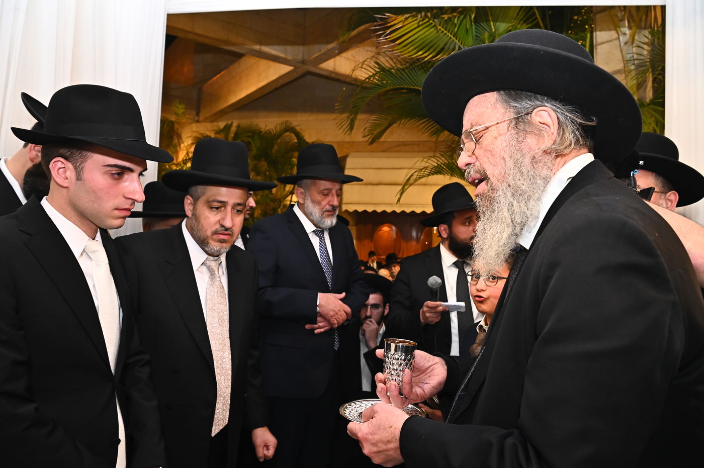 שמחת נישואי נכדת היו"ר ש"ס הרב אריה דרעי