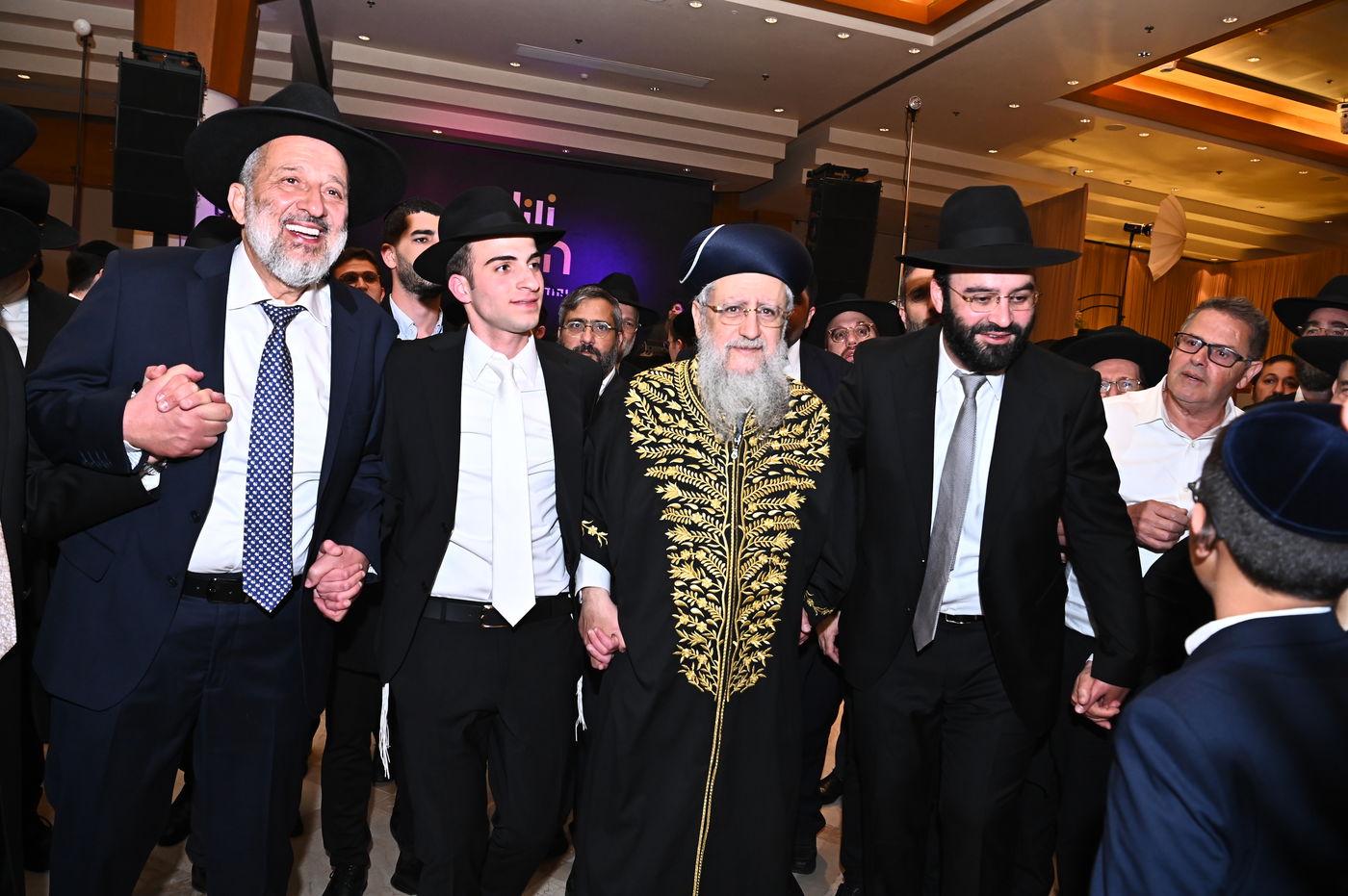 שמחת נישואי נכדת היו"ר ש"ס הרב אריה דרעי