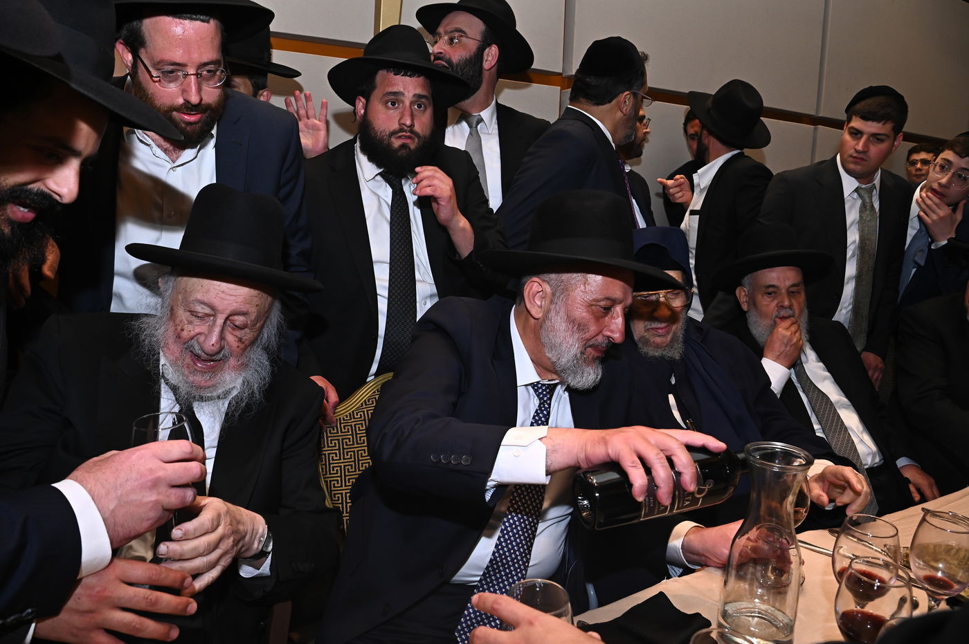 שמחת נישואי נכדת היו"ר ש"ס הרב אריה דרעי