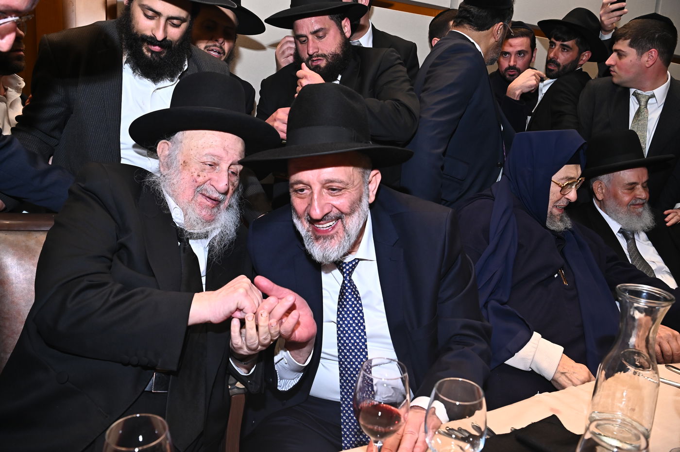 שמחת נישואי נכדת היו"ר ש"ס הרב אריה דרעי