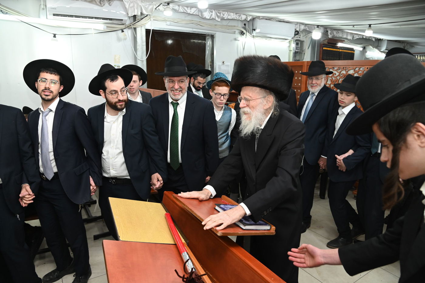 פורים אצל הגאון רבי שמעון גלאי