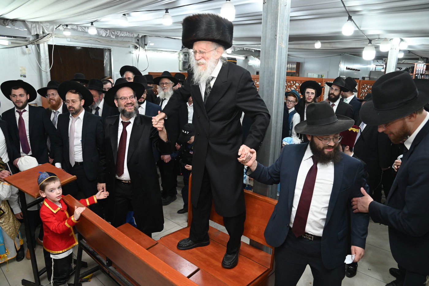 פורים אצל הגאון רבי שמעון גלאי