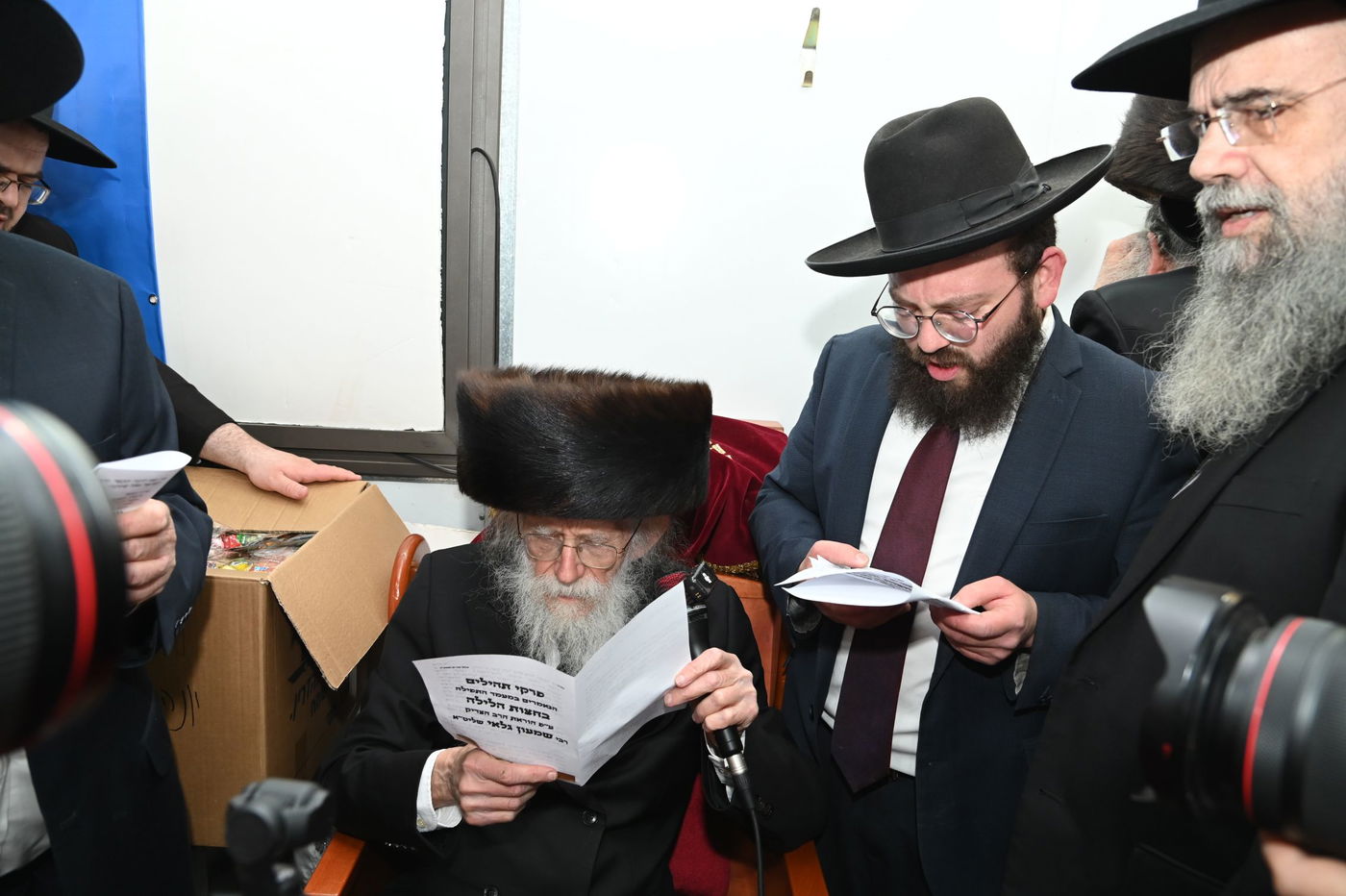 פורים אצל הגאון רבי שמעון גלאי