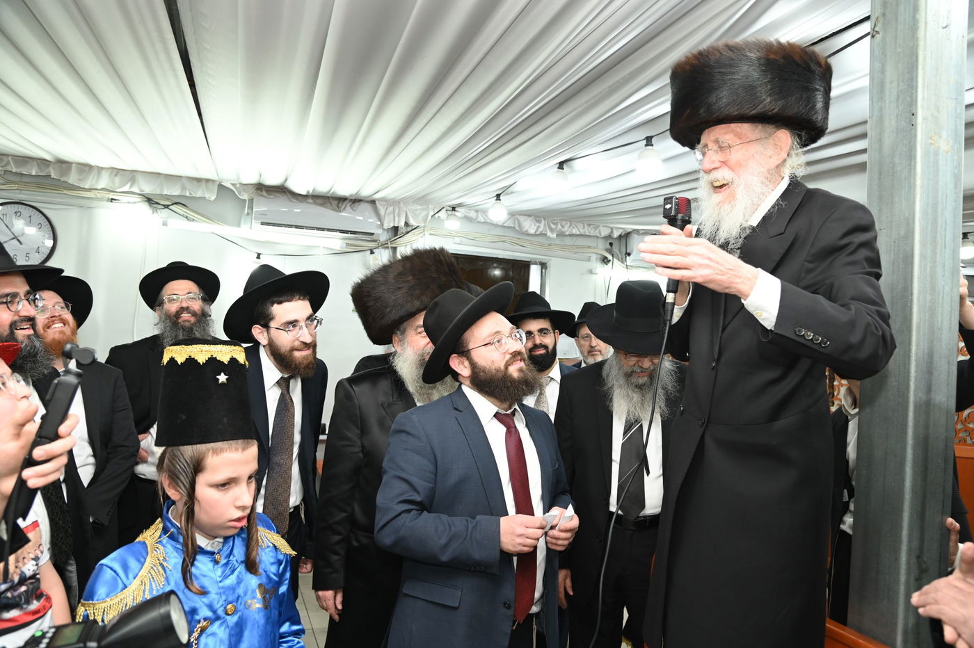 פורים אצל הגאון רבי שמעון גלאי