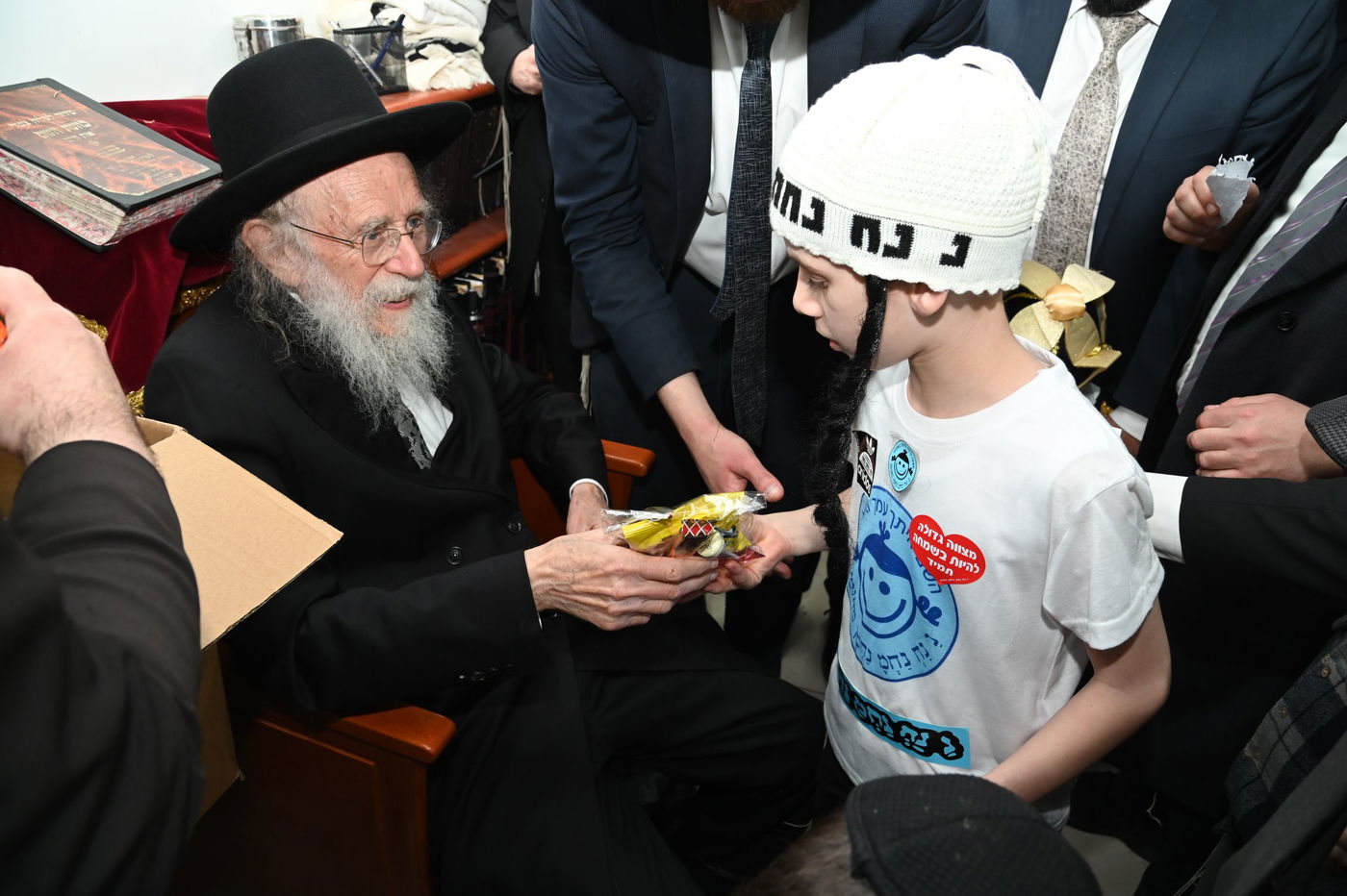 פורים אצל הגאון רבי שמעון גלאי