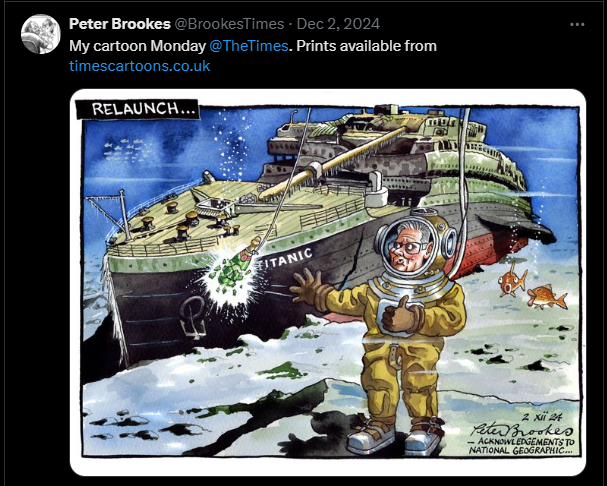 ראש ממשלת בריטניה והטיטאניק