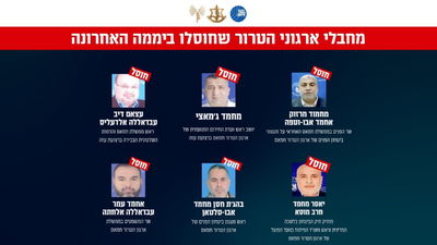 המחבלים שחוסלו ביממה האחרונה