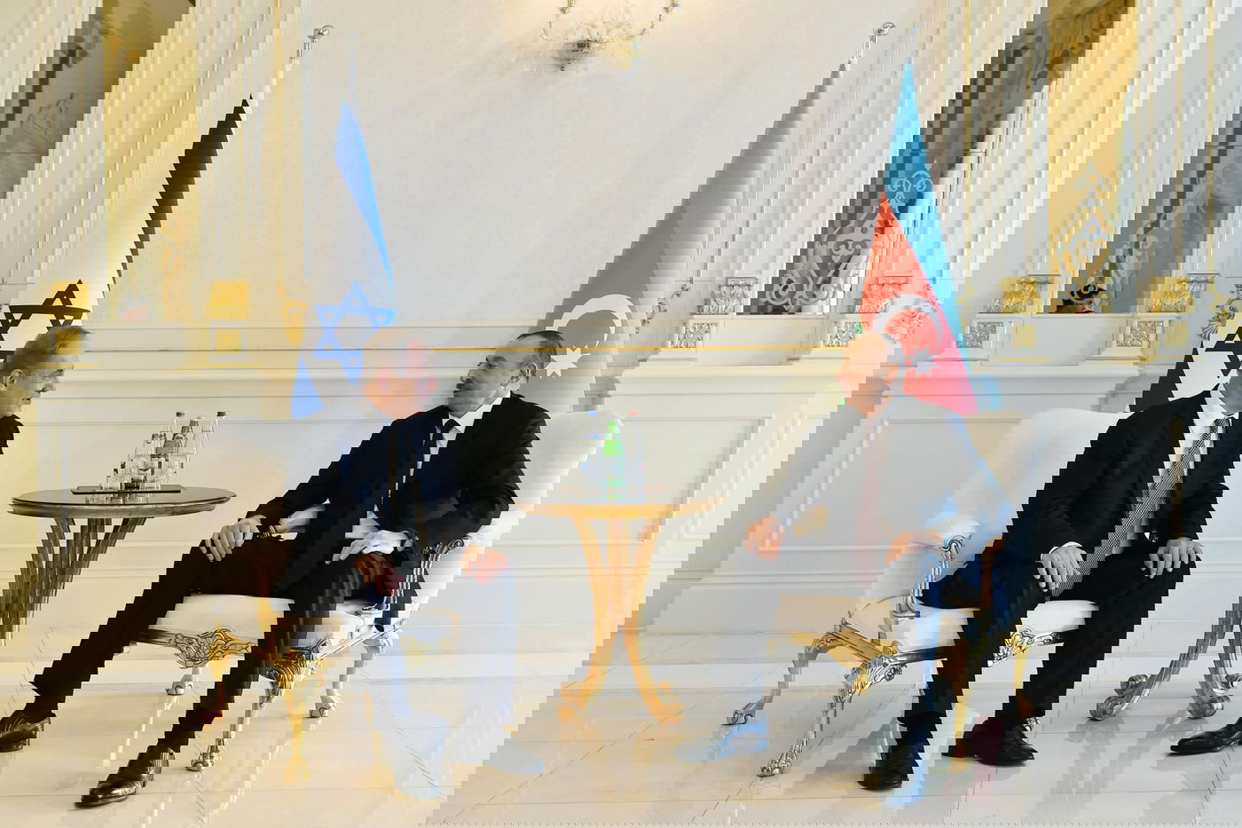 נתניהו עם הנשיא האזרי