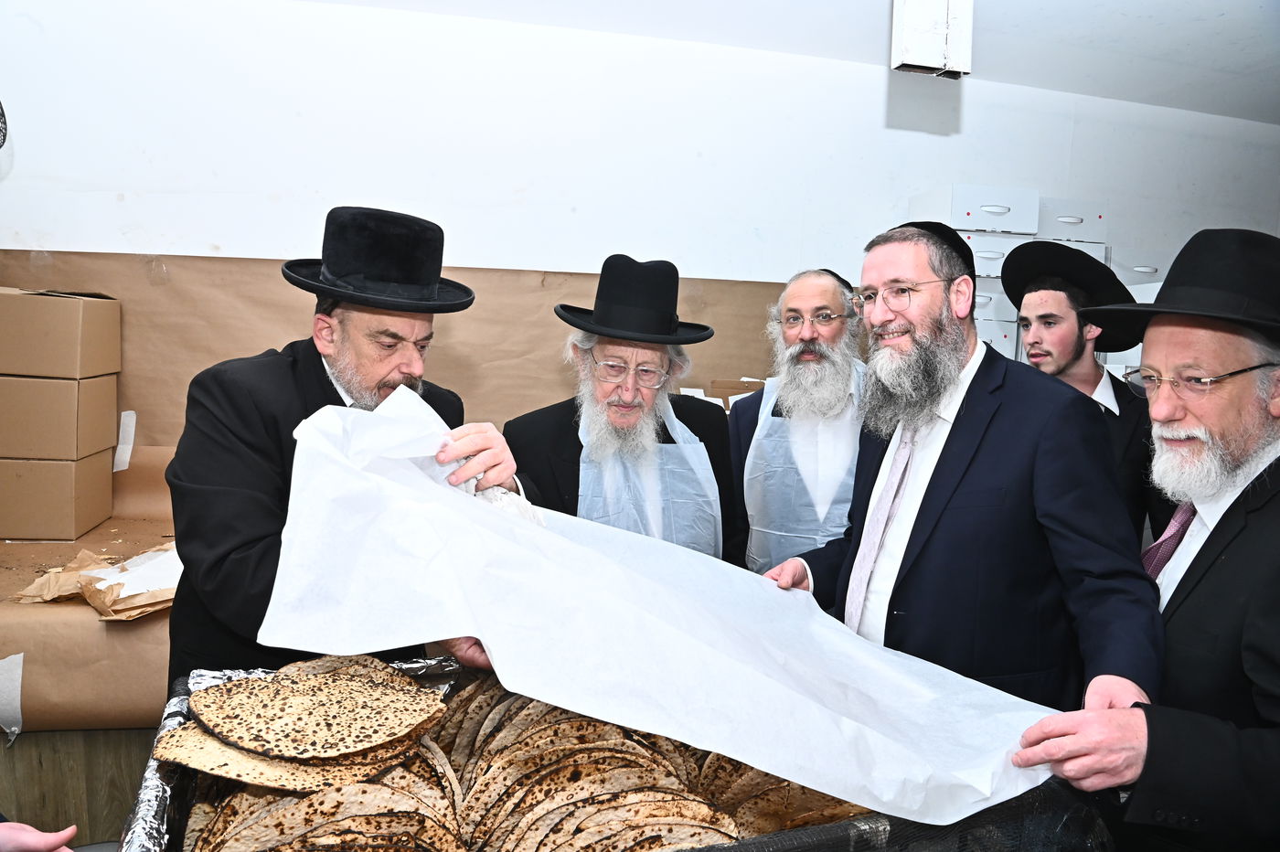 הגאון רבי אריה לוי באפיית מצות