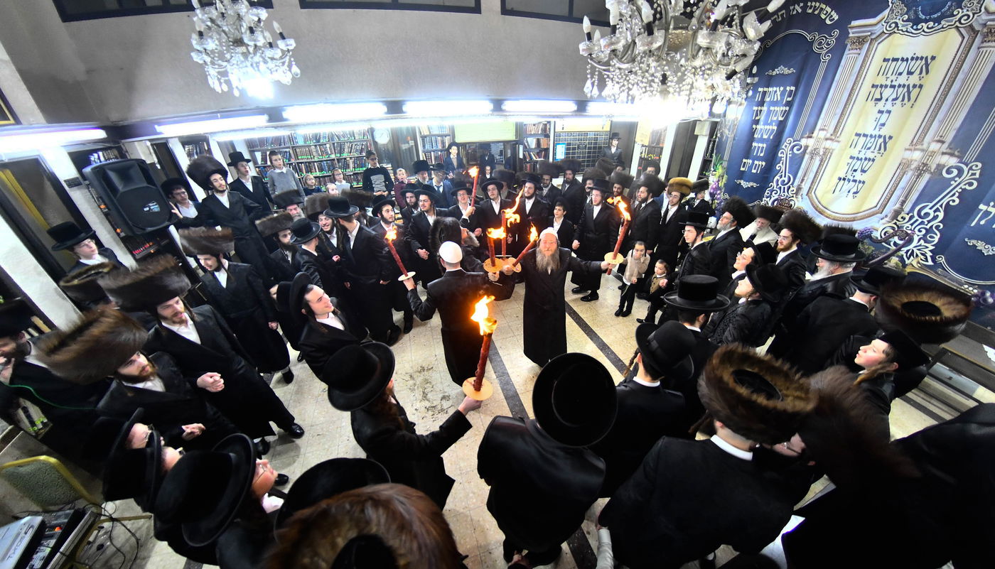 שמחת בית שאץ - אזמרה - זידטשויב- צאנז ירושלים- רמת שלמה