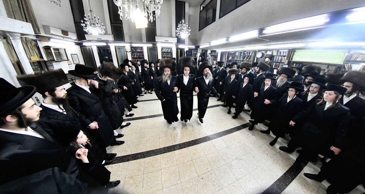 שמחת בית שאץ - אזמרה - זידטשויב- צאנז ירושלים- רמת שלמה