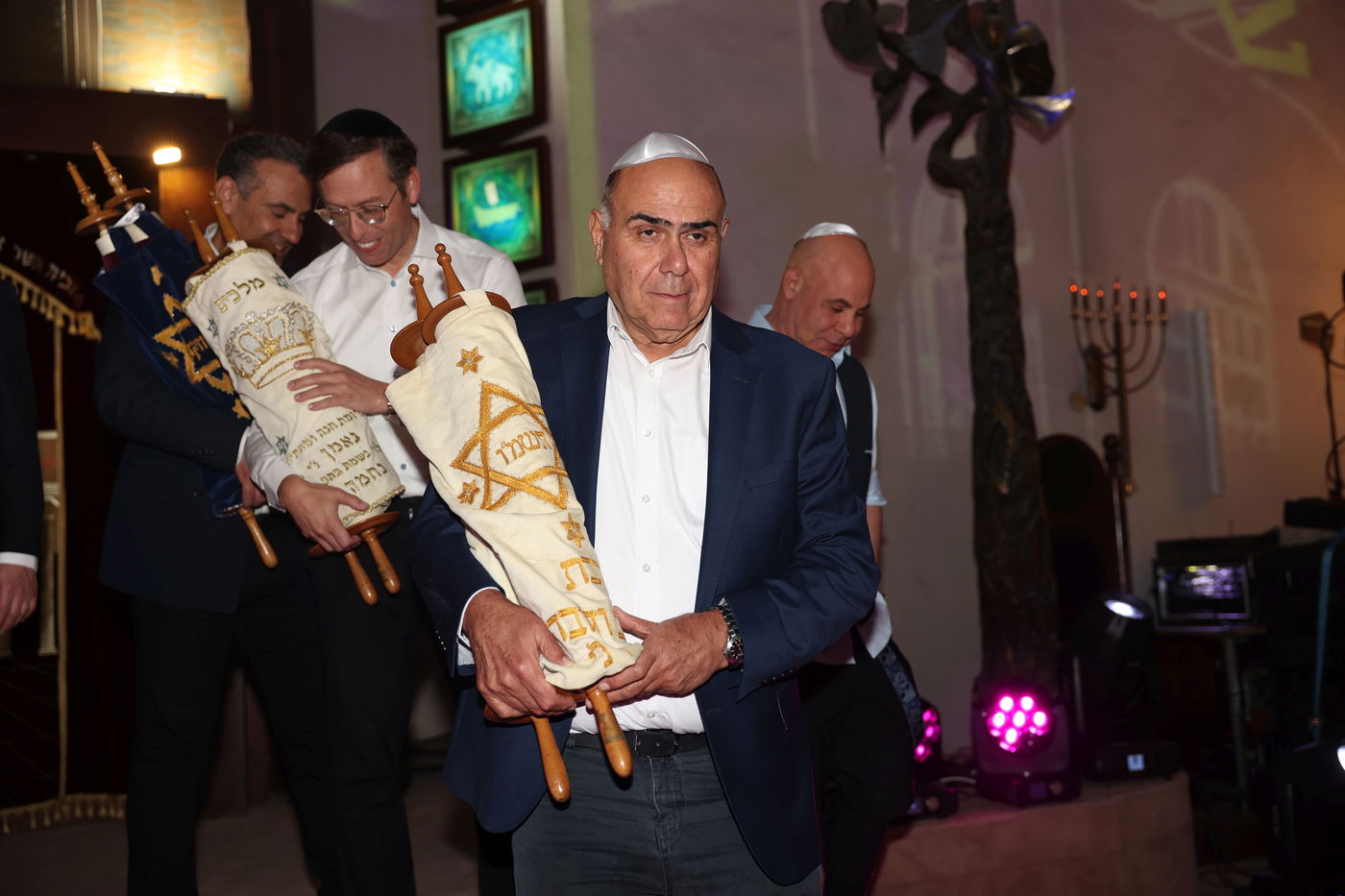  פרידה היסטורית בבית הכנסת הגדול בתל- אביב