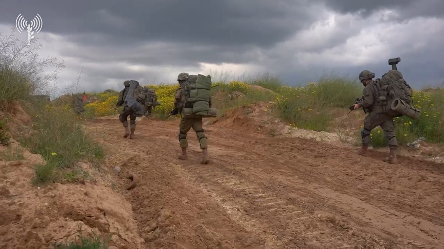 פעילות כוחות אוגדה 252 ברצועת עזה