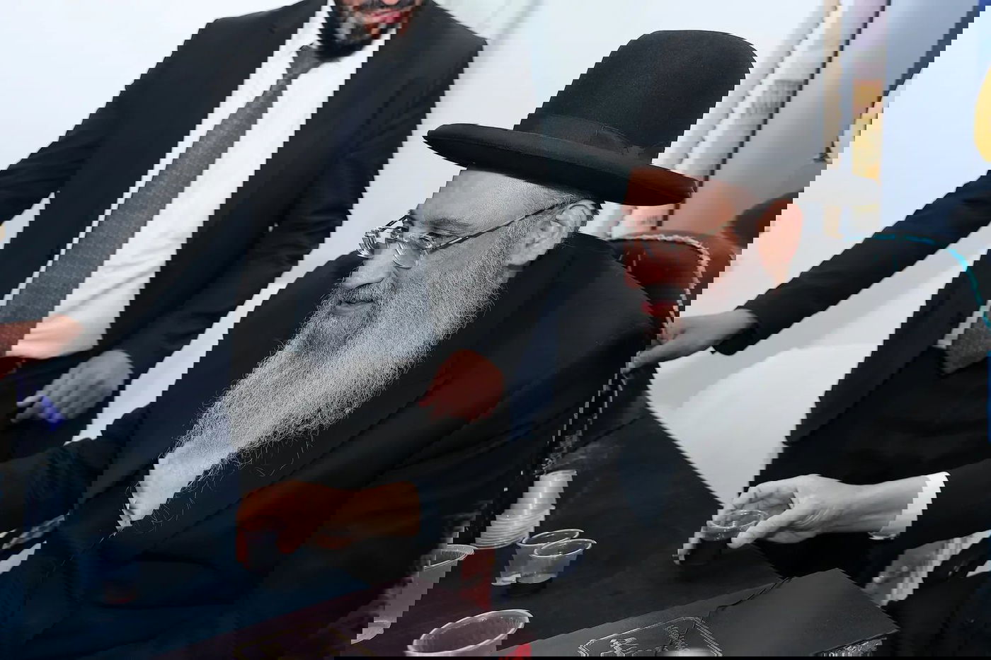 מעמד קבלת פנים ב'המאורות', להרה"ג ר' יצחק מועלם