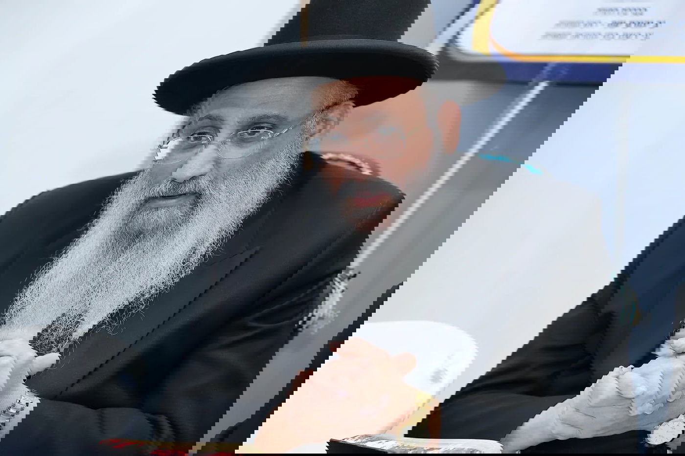 מעמד קבלת פנים ב'המאורות', להרה"ג ר' יצחק מועלם