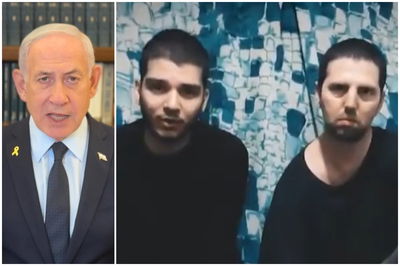 נתניהו על סרטון שני החטופים: "הלב שלי יוצא אליהם" | אוהד בן עמי: "הם חוששים לחייהם"