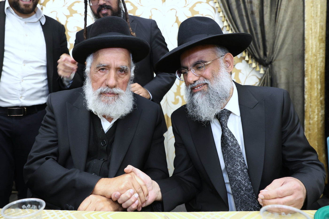 מעמד הכתרת רבי משה ברזילי לרב קהילת 'בני התורה' ברמה ד' בב"ש